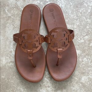 Tory Burch Tan Leather Sandals